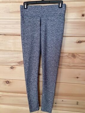 PINK Victoria's Secret Gray Heather Ultimate Yoga Leggings EUC Gym Yoga Pants
